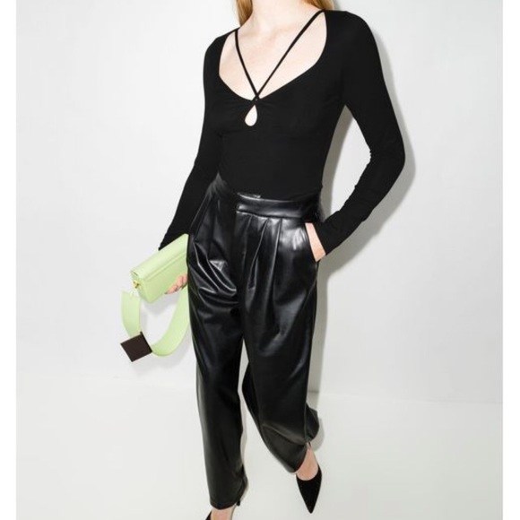 Reformation Sybil Crossover Strap Long Sleeve Top - Picture 6 of 7